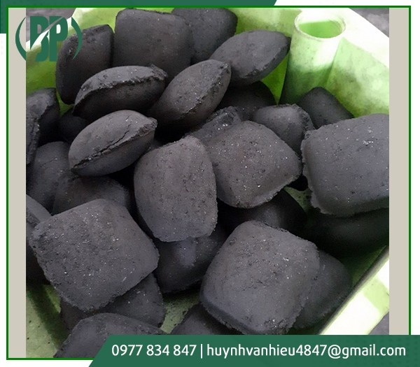 Than gáo dừa dạng gối - Than Sạch Bình Phú - Cơ Sở Sản Xuất Than Gáo Dừa Bình Phú