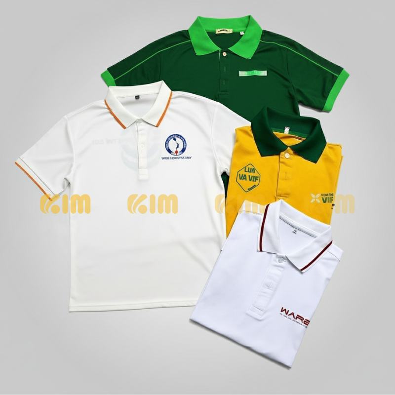 Áo thun đồng phục - Mũ Nón Sản Xuất Kim - Công Ty TNHH Kim Advertising