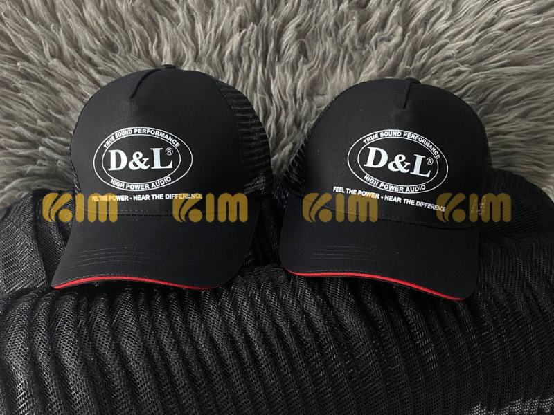 Mũ lưới in logo DL - Mũ Nón Sản Xuất Kim - Công Ty TNHH Kim Advertising