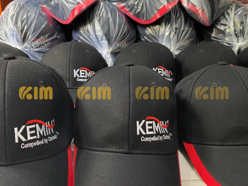 Mũ lưỡi trai thêu logo Kemin - Mũ Nón Sản Xuất Kim - Công Ty TNHH Kim Advertising
