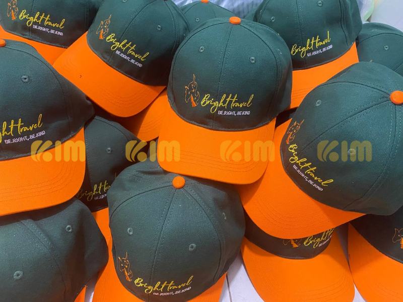 Mũ lưỡi trai thêu logo Travel - Mũ Nón Sản Xuất Kim - Công Ty TNHH Kim Advertising
