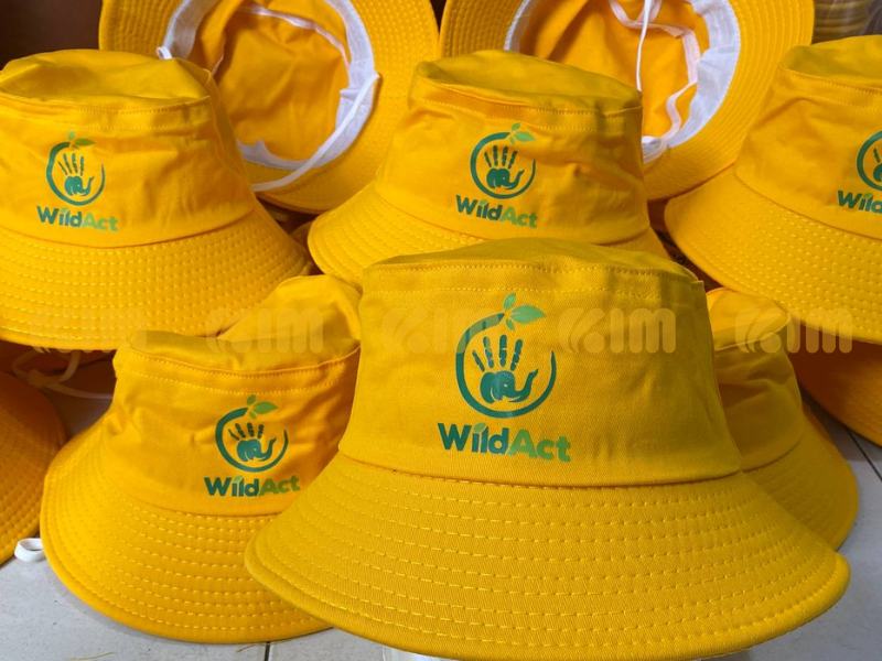 Mũ tai bèo in logo Wildact - Mũ Nón Sản Xuất Kim - Công Ty TNHH Kim Advertising