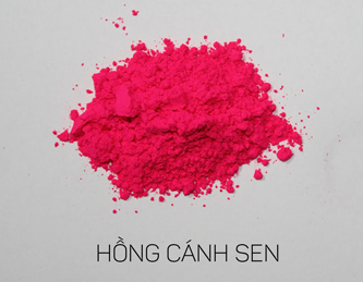 Bột màu hồng cánh sen