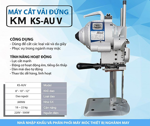 Máy cắt vải đứng KM KS-AU V