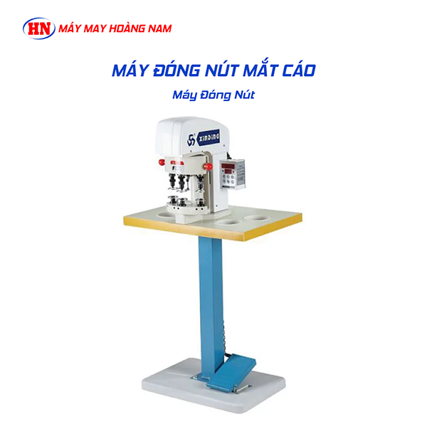 Máy dập nút mắt cáo 3 đầu Xinding