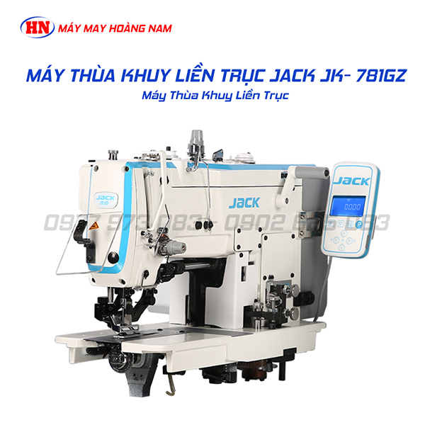 Máy thùa khuy liền trục Jack JK-781GZ