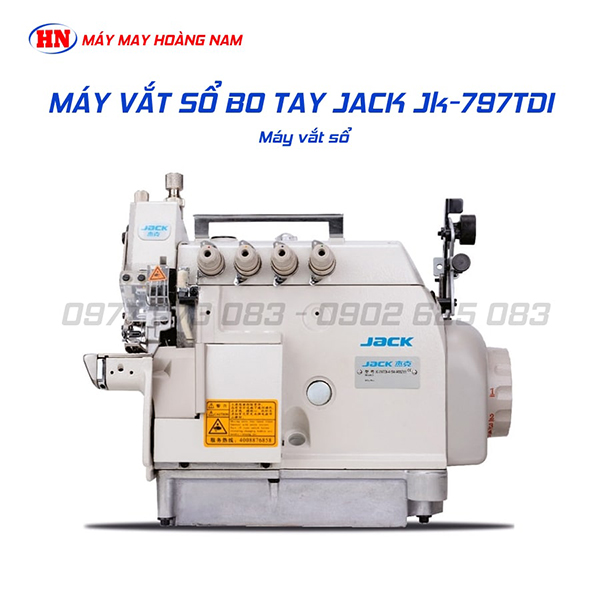 Máy vắt sổ bo tay Jack JK-797TDI