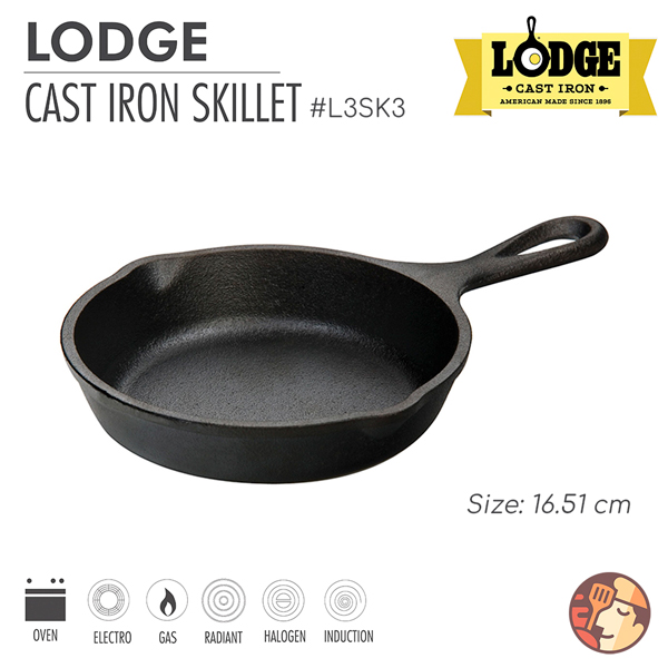 Chảo gang Lodge L3SK3 - Chef Studio - Công Ty Cổ Phần Bếp Chef Studio
