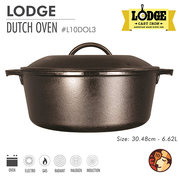 Nồi gang Lodge 30.48cm - Chef Studio - Công Ty Cổ Phần Bếp Chef Studio