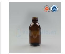 Chai thủy tinh siro 150ml màu nâu - Bao Bì Thủy Tinh - Công Ty TNHH Xuất Nhập Khẩu T & H GLASS 8