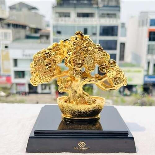 Cây kim ngân mạ vàng 24k