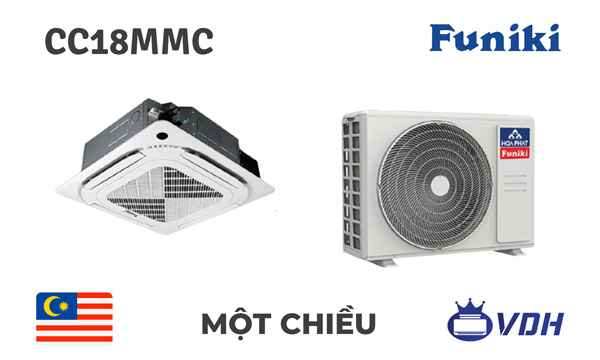 Điều hòa âm trần Funiki cassette CC18MMC - Cơ Điện Lạnh Dương Ngọc Anh - Công Ty TNHH Thương Mại Và Dịch Vụ Cơ Điện Lạnh Dương Ngọc Anh