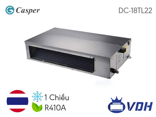 Điều hòa nối ống gió Casper DC-18TL22 - Cơ Điện Lạnh Dương Ngọc Anh - Công Ty TNHH Thương Mại Và Dịch Vụ Cơ Điện Lạnh Dương Ngọc Anh