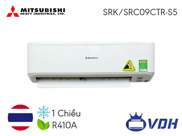 Điều hòa treo tường Mitsubishi Heavyy 9000 BTU 1 chiều SRK-SRC09CTR-S5 - Cơ Điện Lạnh Dương Ngọc Anh - Công Ty TNHH Thương Mại Và Dịch Vụ Cơ Điện Lạnh Dương Ngọc Anh