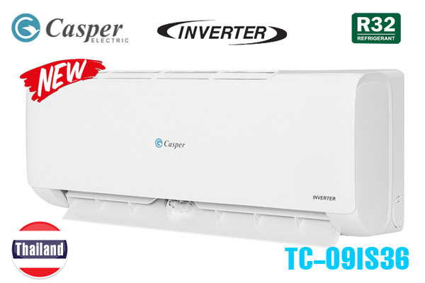 Điều hòa treo tường Casper inverter 9000 BTU 1 chiều TC-09IS36 - Cơ Điện Lạnh Dương Ngọc Anh - Công Ty TNHH Thương Mại Và Dịch Vụ Cơ Điện Lạnh Dương Ngọc Anh