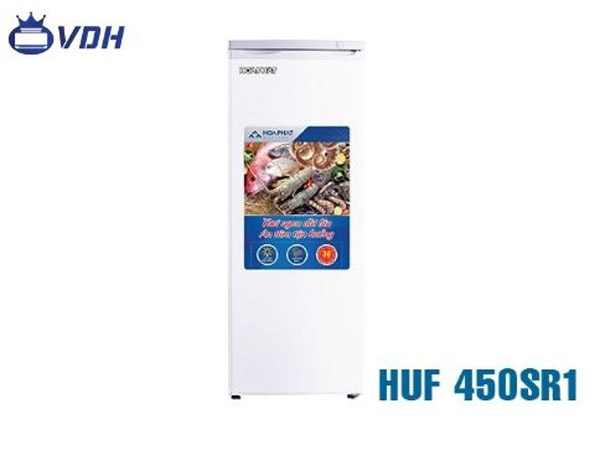 Tủ đông Hòa Phát 208l HUF 450SR1 - Cơ Điện Lạnh Dương Ngọc Anh - Công Ty TNHH Thương Mại Và Dịch Vụ Cơ Điện Lạnh Dương Ngọc Anh