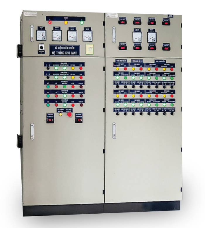 Tủ điều khiển kho lạnh kho mát - Phòng Sạch LVD - Công Ty TNHH Đầu Tư và Phát Triển LVD