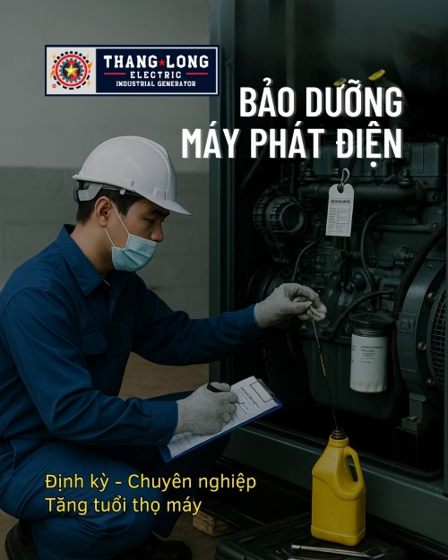 Bảo dưỡng máy phát điện - Máy Phát Điện Thăng Long - Công Ty Cổ Phần Chế Tạo Máy Thăng Long