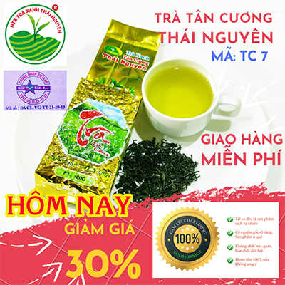 Trà Thái Nguyên - trà Tân Cương 100g
