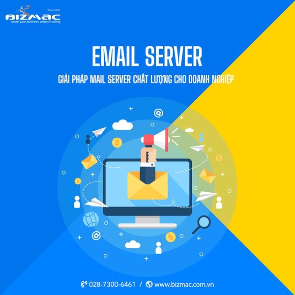 Email Server - Thiết Kế Website BizMaC - Công Ty TNHH Thương Mại Điện Tử Cầu Vồng