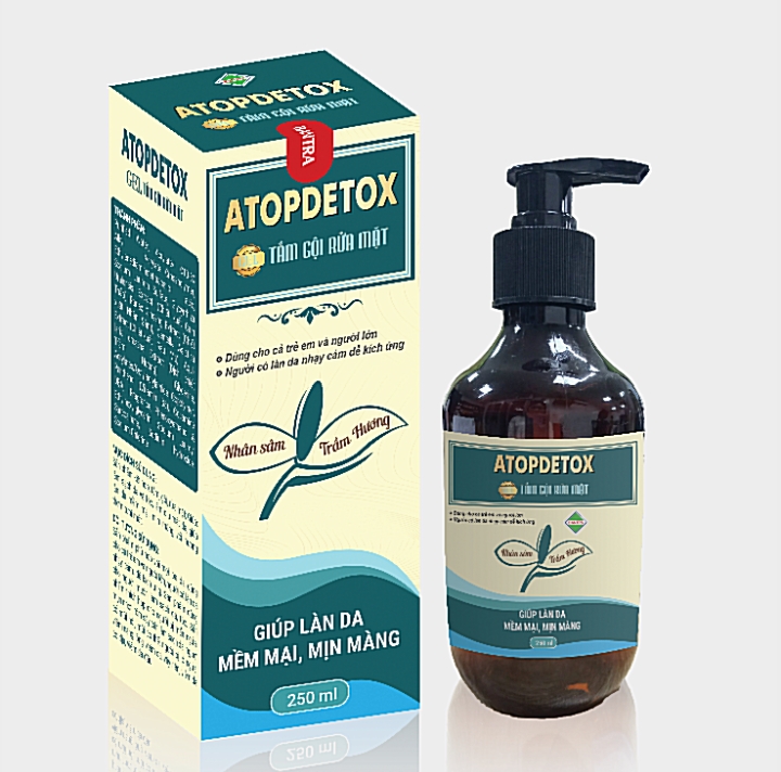 Gel tắm gội rửa mặt Atopdetox