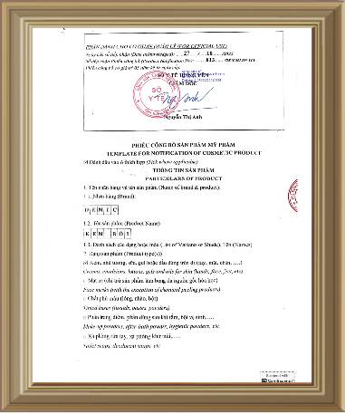 Công bố Gel bôi Demic