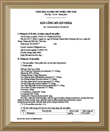 Công bố Hypodetoli