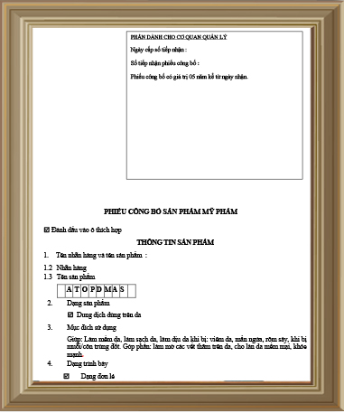 Công bố xịt viêm da Atopdmas