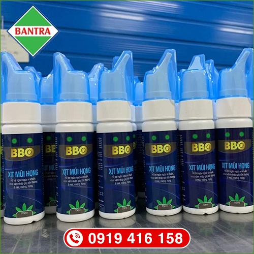 Xịt mũi họng BBO