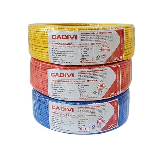 Dây điện CADIVI - Công Ty TNHH SX TM DV Kỹ Thuật Đức Thạnh