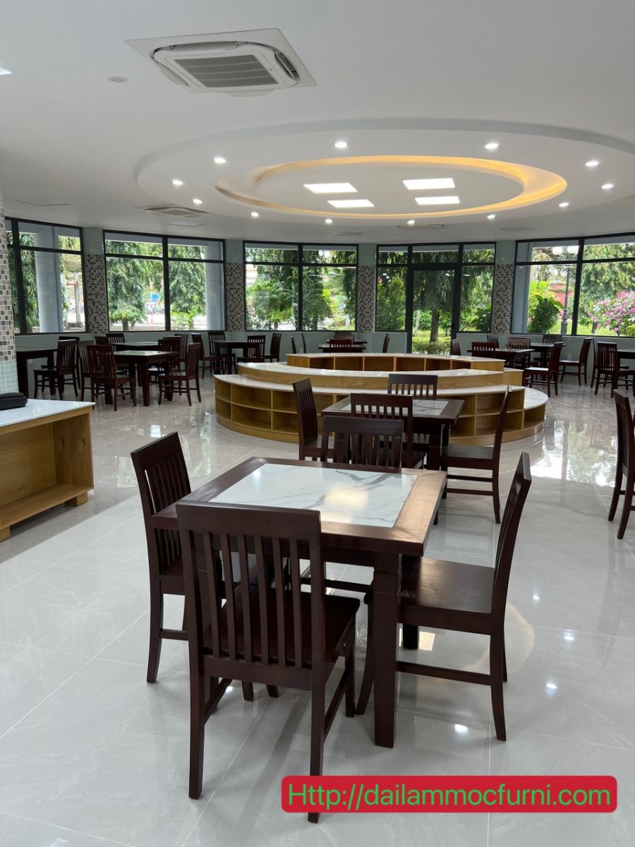 Bàn ghế nhà hàng đẹp chất lượng tại Bà Rịa Vũng Tàu