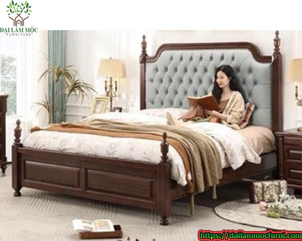Giường ngủ gỗ tần bi