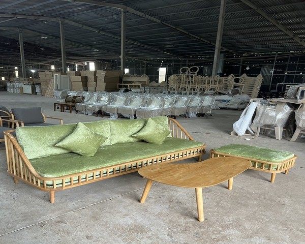 Sofa nan gỗ cao cấp