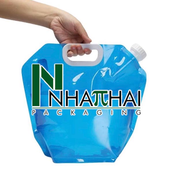 Túi nhựa gắn vòi đáy đứng - Công Ty Bao Bì Nhật Thái