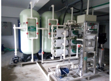Công trình lọc nước R.O ở KCN Long Hậu