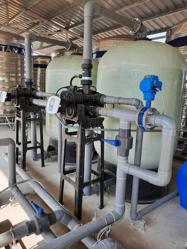 Lọc nước phèn, lọc nước giếng khoan công nghiệp 70m3/giờ