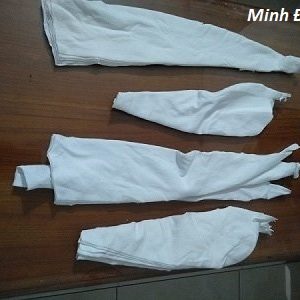 Vải lau trắng