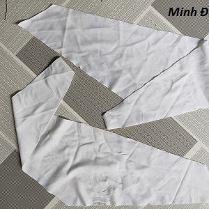 Vải lau trắng
