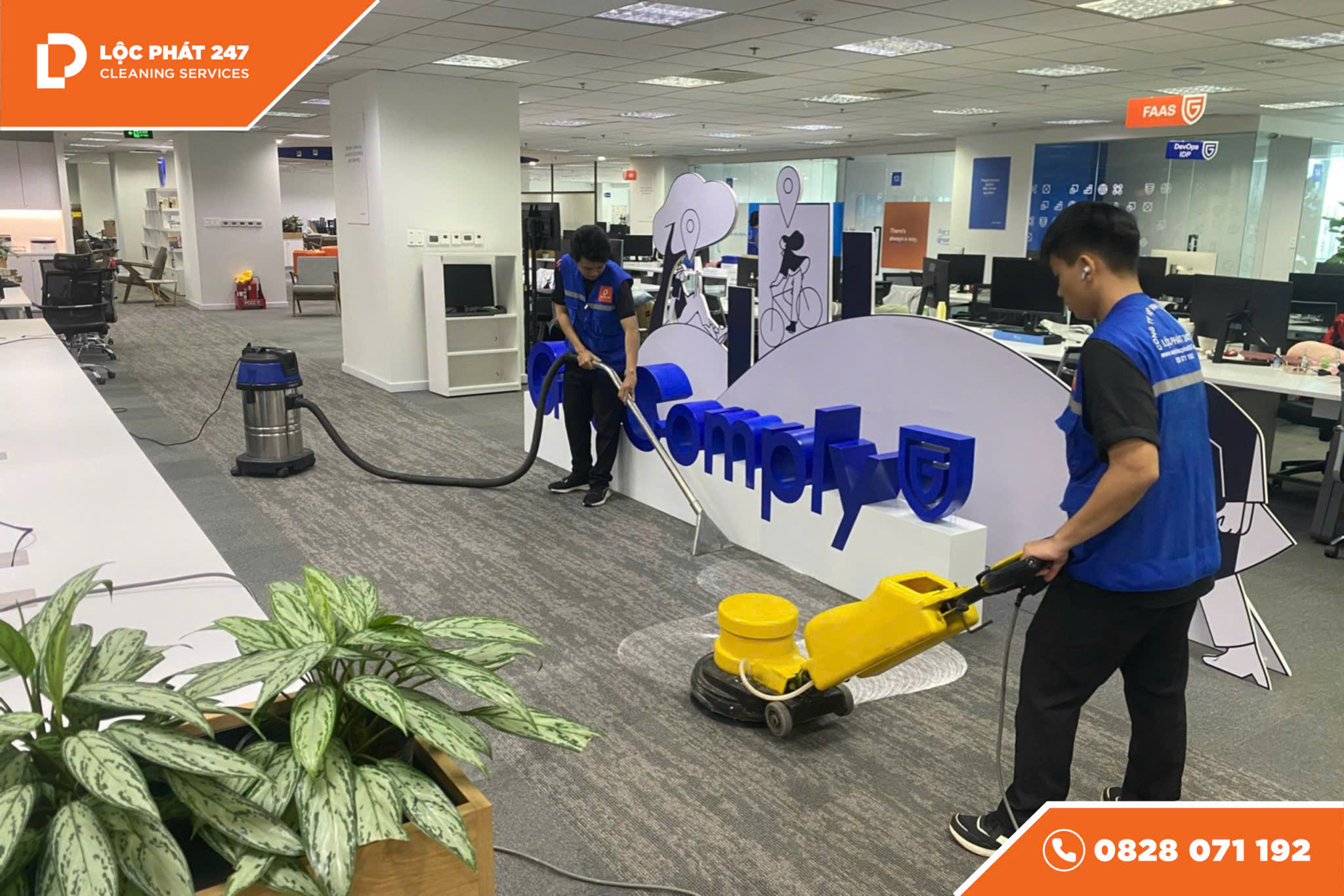 Dịch vụ vệ sinh văn phòng - Vệ Sinh Lộc Phát 247 - Công Ty TNHH Thương Mại Dịch Vụ Lộc Phát 247