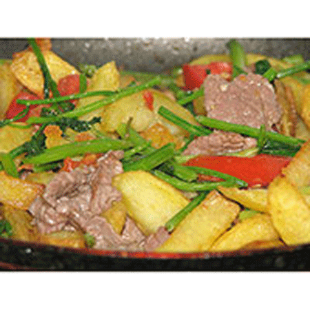 Bò xào khoai tây chiên - Suất Ăn Công Nghiệp Hòa Phát - Công Ty TNHH Lương Thực Thực Phẩm Hòa Phát