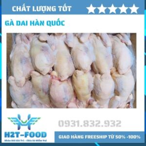 Gà dai nguyên con Hanryeo - Nhà Cung Cấp Thịt Nhập Khẩu H2T Food - Công Ty TNHH H2T Food