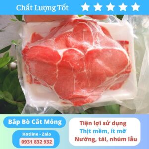 Bắp bò cắt mông - Nhà Cung Cấp Thịt Nhập Khẩu H2T Food - Công Ty TNHH H2T Food