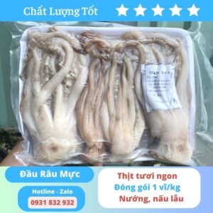 Đầu râu mực - Nhà Cung Cấp Thịt Nhập Khẩu H2T Food - Công Ty TNHH H2T Food