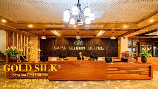Khách sạn Green Sapa - Lào Cai - Chăn Ga Gối Đệm GOLDSILK - Công Ty Cổ Phần Nội Thất Khách Sạn GOLDSILK