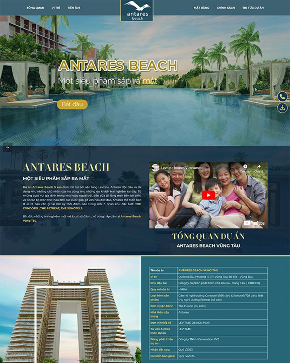 Thiết kế website bất động sản
