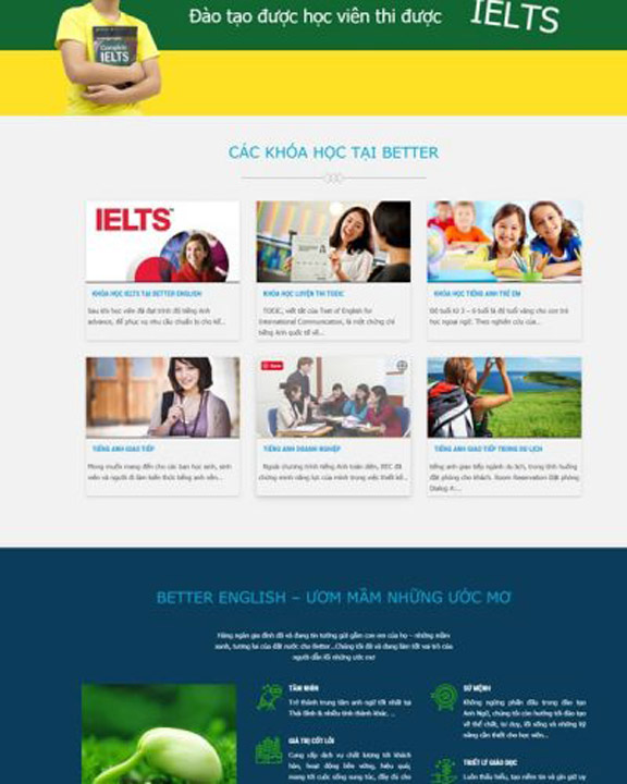 Thiết kế website giáo dục