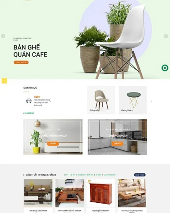 Thiết kế website nội thất