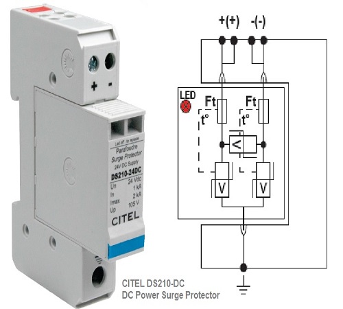 Thiết bị chống sét nguồn DC 12V-2kA - PCCC An Toàn Nhất - Công Ty TNHH Thiết Bị Phòng Cháy An Toàn Nhất