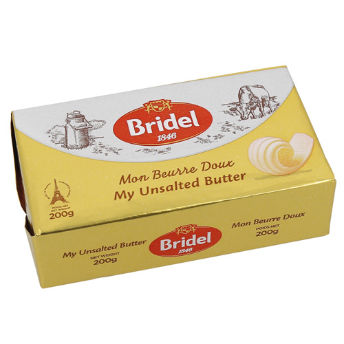 Bơ lạt Bridel 82% béo 200g