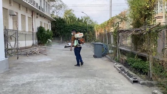Hình ảnh công ty thực hiện dịch vụ